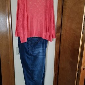Corral sweater and Wax Jeans